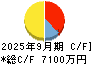 ｖｉｓｕｍｏ キャッシュフロー計算書 2025年9月期