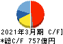 日清食品ホールディングス キャッシュフロー計算書 2021年3月期 日清食品ホールディングス キャッシュフロー計算書 2021年3月期