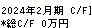 サーバーワークス キャッシュフロー計算書 2024年2月期