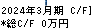日本Ｍ＆Ａセンターホールディングス キャッシュフロー計算書 2024年3月期