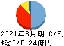 東京ボード工業 キャッシュフロー計算書 2021年3月期