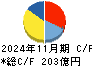 吉野家ホールディングス キャッシュフロー計算書 2024年11月期