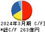 日鉄ソリューションズ キャッシュフロー計算書 2024年3月期