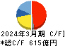 大王製紙 キャッシュフロー計算書 2024年3月期