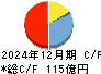 藤田観光 キャッシュフロー計算書 2024年12月期