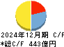 新光電気工業 キャッシュフロー計算書 2024年12月期
