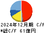 綜研化学 キャッシュフロー計算書 2024年12月期