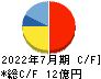 日本スキー場開発 キャッシュフロー計算書 2022年7月期 日本スキー場開発 キャッシュフロー計算書 2022年7月期