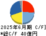 恵和 キャッシュフロー計算書 2025年6月期