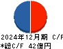 ＡＭＧホールディングス キャッシュフロー計算書 2024年12月期