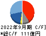 三井松島ホールディングス キャッシュフロー計算書 2022年9月期