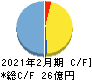 テラスカイ キャッシュフロー計算書 2021年2月期