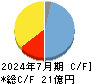 Ｔｅｒｒａ　Ｄｒｏｎｅ キャッシュフロー計算書 2024年7月期