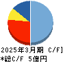 ギックス キャッシュフロー計算書 2025年3月期