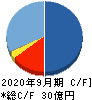 リネットジャパングループ キャッシュフロー計算書 2020年9月期