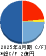 学びエイド キャッシュフロー計算書 2025年4月期