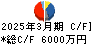 ＴＤＳＥ キャッシュフロー計算書 2025年3月期